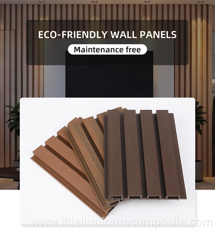 Outdoor Wpc Wall Panel Co-extrusion Outdoor Wall Cladding Exterior Wpc Wall Panel